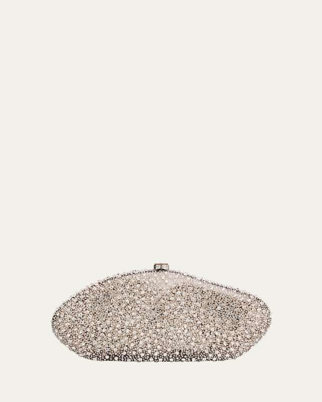 The Caldera Rhinestone Acrylic Clutch Bag